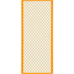 Global Industrial™ Machinery Wire Fence Partition Panel 2'W Yellow