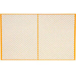 Global Industrial™ Machinery Wire Fence Partition Panel 8'W Yellow