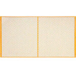 Global Industrial™ Machinery Wire Fence Partition Panel 9'W Yellow
