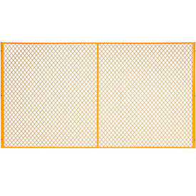 Global Industrial Machinery Wire Fence Partition Panel 9'W Yellow