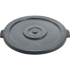 Global Industrial Plastic Trash Can Lid - 20 Gallon Gray