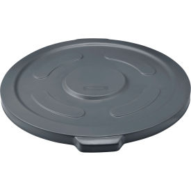 Global Industrial Plastic Trash Can Lid - 55 Gallon Gray