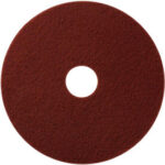 Global Industrial™ 17"" EcoPrep ""EPP"" Chemical Free Stripping Pad Maroon 10 Per Case