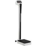 Global Industrial™ Digital Physician Scale w/ Height Rod 600 Lb Capacity 10-5/8""L x 14-3/4""W
