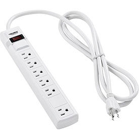 Global Industrial™ Surge Protected Power Strip 5+1 Outlets 15A 900 Joules 6' Cord