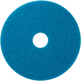 Global Industrial™ 17"" Scrubbing Pad Blue 5 Per Case