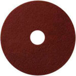 Global Industrial™ 18"" EcoPrep ""EPP"" Chemical Free Stripping Pad Maroon 10 Per Case
