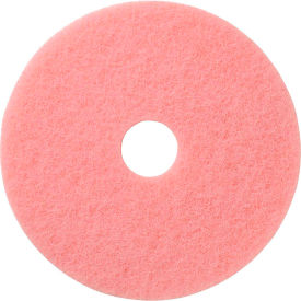 Global Industrial™ 20"" Burnishing Pad Pink 5 Per Case