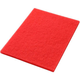 Global Industrial™ 14"" x 20"" Buffing Pad Red 5 Per Case