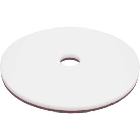 Global Industrial™ 17"" Floor Pad White 5 Per Case