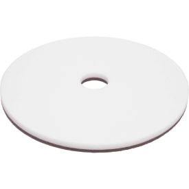 Global Industrial™ 18"" Floor Pad White 5 Per Case