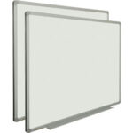 Global Industrial™ Magnetic Whiteboard - 48""W x 36""H - Steel Surface - Pack of 2