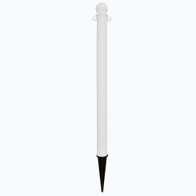 Global Industrial Plastic Ground Pole 35""H White