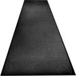 Global Industrial™ ColorStar® Entrance Mat 3/8"" Thick 3'Wx10'L Charcoal Black