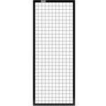 Global Industrial™ Machine Wire Guard Panel 2'W Black