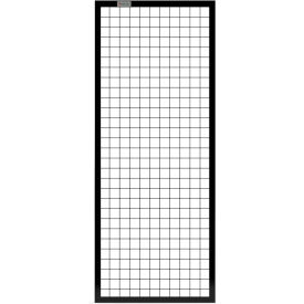 Global Industrial Machine Wire Guard Panel 2'W Black