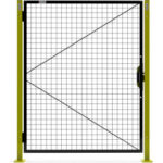 Global Industrial™ Machine Wire Guard Door 4'W Black