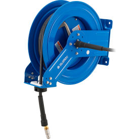Global Industrial™ Spring Retractable Steel Hose Reel w/ 1/2"" x 50'L Hose 300 PSI