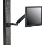 Global Industrial™ Gas Spring LED or LCD Monitor Arm w/ VESA Plate Black