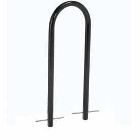Global Industrial™ U-Rack Bike Rack 2-Bike Capacity Below Ground Mount Black