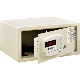 Global Industrial™ Personal Hotel Safe Electronic Lock Card Slot 18x15x9 Keyed Differently WHT