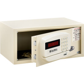 Global Industrial™ Personal Hotel Safe Electronic Lock w/Card Slot 18Wx15Dx9H Keyed Alike WHT