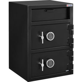 Global Industrial™ B-Rate Depository Safe Front Loading 2 Doors Digital Lock 20""Wx20""Dx30""H