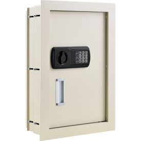 Global Industrial™ Residential Safes Expandable Depth Wall Safe - 15""W x 3-1/4""-6""D x 22-1/8""H