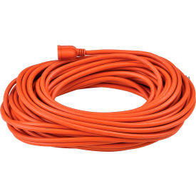 Global Industrial™ 100 Ft. Outdoor Extension Cord 14/3 Ga 13A Orange