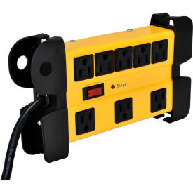 Global Industrial™ Safety Surge Protected Power Strip 8 Outlets 15A 1200 Joules 6' Cord
