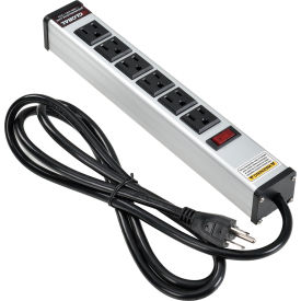 Global Industrial™ Power Strip 6 Outlets 15A 6' Cord