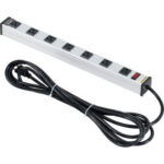 Global Industrial™ Power Strip 7 Outlets 15A 19""L 15' Cord