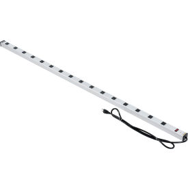 Global Industrial™ Power Strip 16 Outlets 15A 72""L 6' Cord