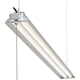 Global Industrial™ 60"" LED Aluminum Shop Light 35W 4000K 4375 Lumens 48"" Adj Height 6'Cord