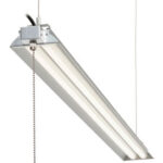 Global Industrial™ 72"" LED Aluminum Shop Light 35W 4000K 4375 Lumens 48"" Adj Height 6'Cord