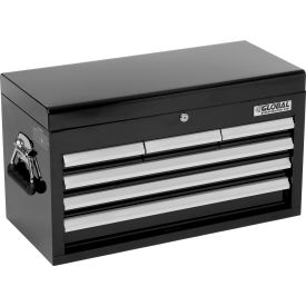 Global Industrial™ 25-15/16"" x 12-1/16"" x 14-3/4"" 6 Drawer Black Tool Chest