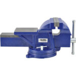 Global Industrial™ 8"" Jaw Width General Purpose Bench Vise W/ Swivel Base