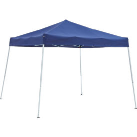 Global Industrial™ Portable Pop-Up Canopy Slant-Leg 10'L x 10'W x 8'11""H Blue