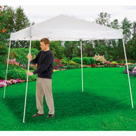 Global Industrial™ Portable Pop-Up Canopy Slant-Leg 10'L x 10'W x 8'11""H White