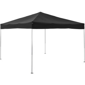 Global Industrial Portable Pop-Up Canopy Straight-Leg 10'L x 10'W x 10'1""H Black
