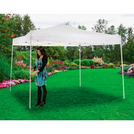 Global Industrial™ Portable Pop-Up Canopy Straight-Leg 10'L x 10'W x 10'1""H White