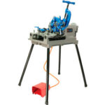 Global Industrial™ Electric Pipe Threading Machine w/ Automatic Die Head 1/2"" - 2"" Capacity