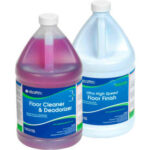 Global Industrial™ Floor Cleaning Kit Floor Cleaner & Finish 1 Gallon Bottles 2/Case