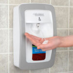 Global Industrial™ Automatic Dispenser for Foam Hand Soap/Sanitizer - White/Gray