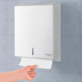 Global Industrial™ Folded Paper Towel Dispenser Stainless Steel
