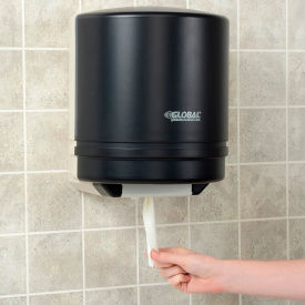 Global Industrial™ Center Pull Paper Towel Dispenser Smoke Gray/Beige