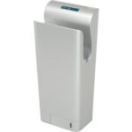 Global Industrial™ High Velocity Vertical Automatic Hand Dryer W/ HEPA Filter Silver 110-120V