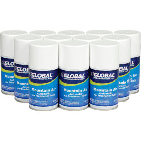 Global Industrial™ Automatic Air Freshener Refills Mountain Air 7 oz. Can - 12 Refills/Case