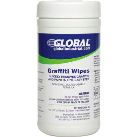 Global Industrial™ Graffiti Wipes 40 Wipes/Canister 6 Canisters/Case