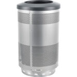 Global Industrial™ Perforated Stainless Steel Round Trash Can 55 Gallon